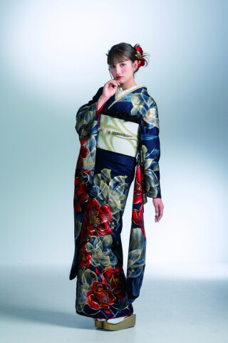 Belleの振袖 /青色/その他色/エレガント/その他/ K1312 | My振袖