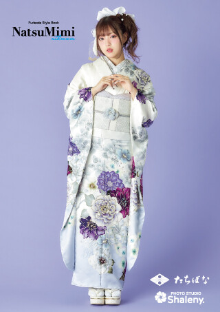 振袖のみ　5/10まで たちばなグループの振袖 /白色/その他色/キュート/花柄/ NatsuMimi NAT