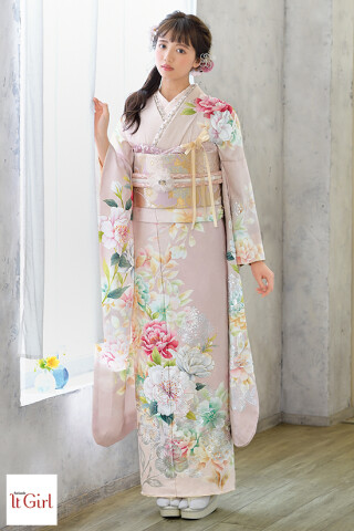 振袖フルセット 花柄ピンク 振袖フルセット 花柄ピンク - メルカリ