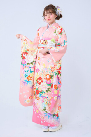 鈴乃屋の振袖 /白色/古典/花柄/ MK-1611 | My振袖