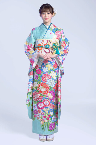 506z16☆鈴乃屋 振袖 古典柄 モダン シンプル 金彩☆美品 成人式 結婚式 506z16☆鈴乃屋 振袖 古典柄 モダン シンプル 金彩☆美品 成人式