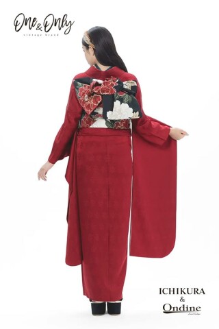 振袖専門店 一蔵の振袖 /赤色/その他色/エレガント/無地柄/ OE-1455