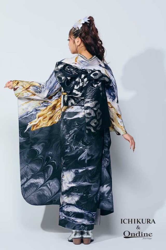 振袖専門店 一蔵の振袖 /黒色/ゴールド色/クール/その他/ SPC-107-2