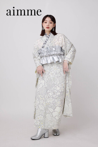 aimme　トレンド振袖　グレー振袖_振袖_96536 | aimme