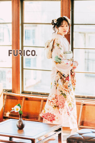 FURICOの振袖 /ピンク色/赤色/古典/花柄/ 王道スタイル マゼンタ | My振袖
