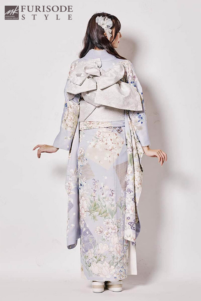 FURISODE STYLE まるやま・京彩グループの振袖 /紫色/シルバー色