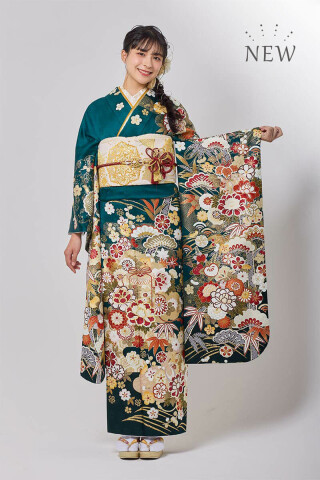 No.52307 【MK-1702】深い緑が魅せる上質で洗練された古典の彩り