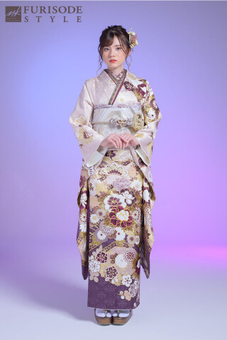 【MK-1404】ヴィンテージ感溢れる絶妙なカラーバランス_振袖_52547 | FURISODE　STYLE　まるやま・京彩グループ