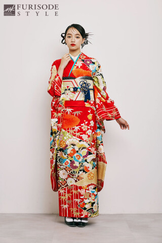 【MK-1102】元禄調松竹梅柄_振袖_53095 | FURISODE　STYLE　まるやま・京彩グループ