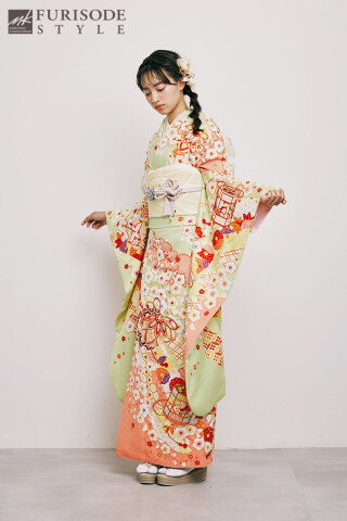 【MK-1104】若苗色（わかなえいろ）に輝く振袖_振袖_53097 | FURISODE　STYLE　まるやま・京彩グループ