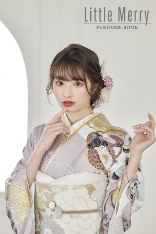 振袖/紫/古典/花/Little Merry　LM604の衣装画像3