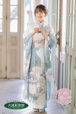 トータルスタジオフォセット 福山店の振袖 /緑色/ゴールド色/古典/花柄