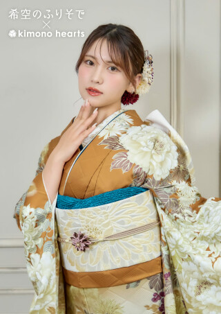 キモノハーツ／kimono heartsの振袖 /赤色/古典/菊柄/ KH-591 | My振袖