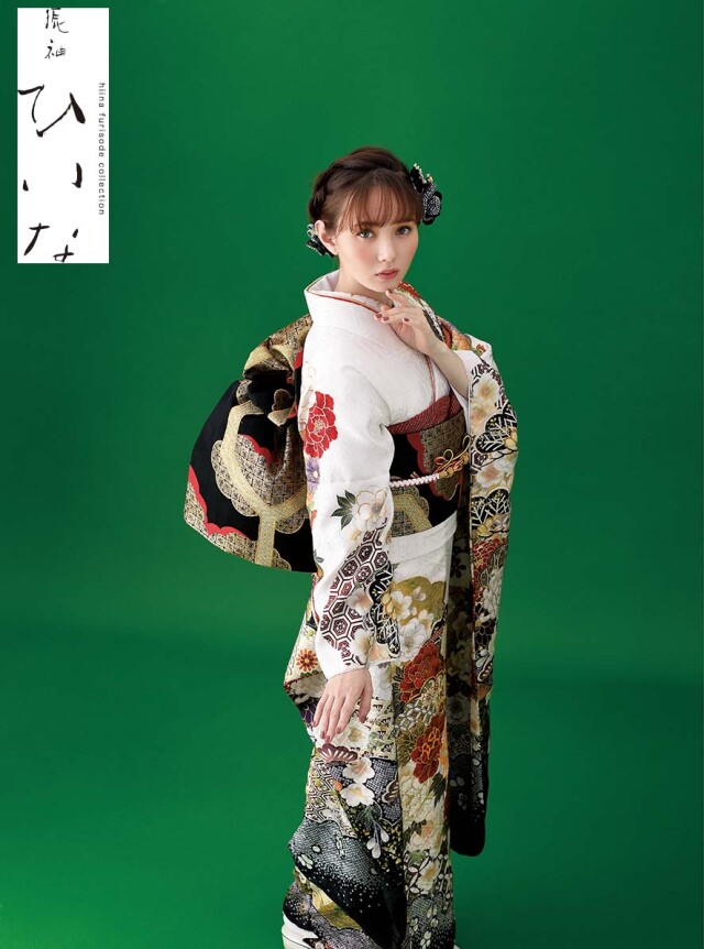 振袖 きものこまやの振袖 /白色/赤色/古典/牡丹柄/ ひいな | My振袖