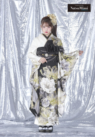 振袖 きものこまやの振袖 /シルバー色/白色/エレガント/その他/ Natsu