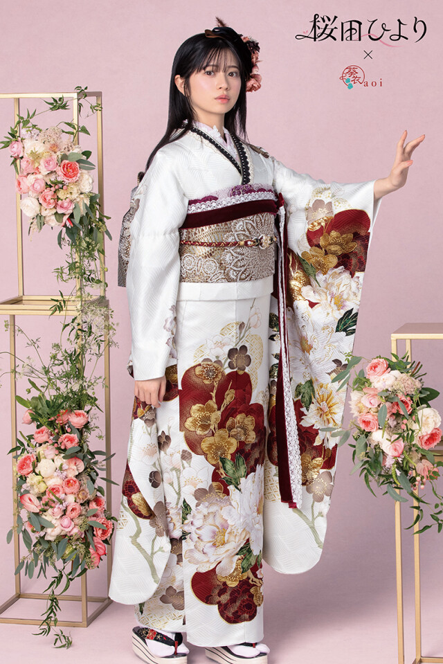花美人着物□豪華振袖 REIKO HIRAKO ヒラコレイコ 矢羽光琳花