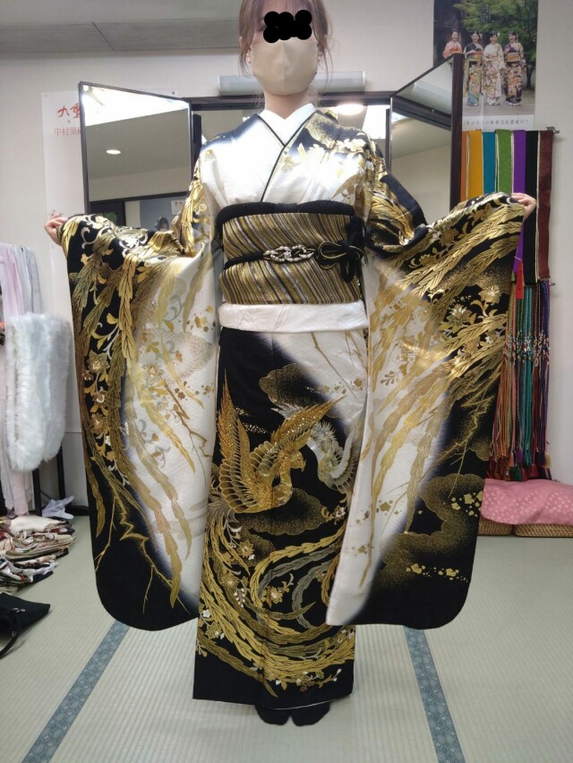 振袖 きものこまやの振袖 /ゴールド色/白色/エレガント/その他
