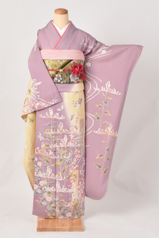 振袖（薄紫・糸菊・短冊）【商品番号：y-fr409】_振袖_72029