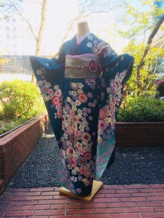 群青　桜_振袖_43582
