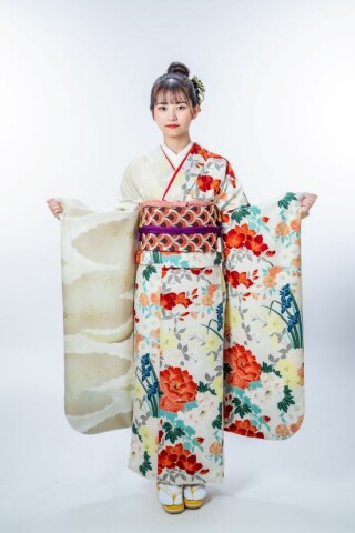 田村愛美鈴さんご着用！レトロ振袖_振袖_79867