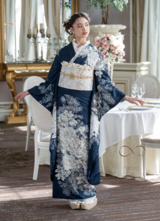 ウィズワタベの振袖 /紺色/古典/その他/ 琉球紅型 | My振袖