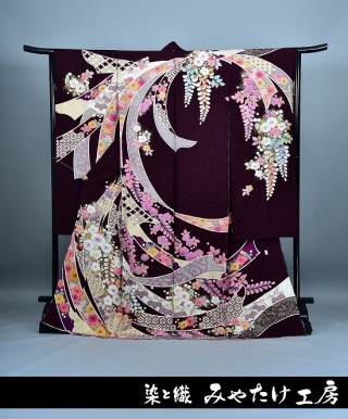 翠山工房 桐屋 辻が花 振袖_振袖_2719