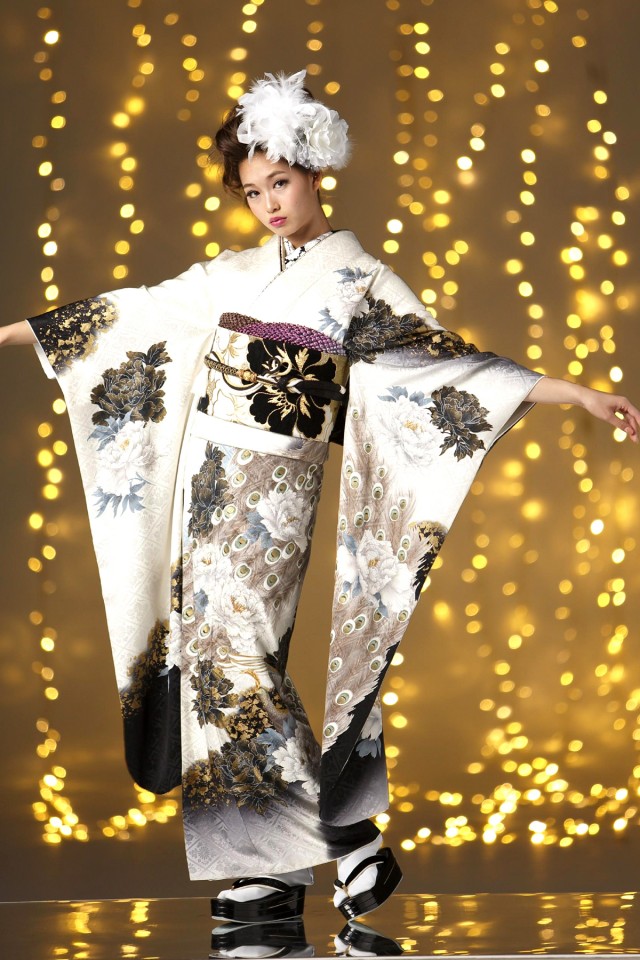 506y14〇藤 桜 袋帯 金糸 振袖 礼装 青 紫〇美品 成人式 結婚式 r1383.jpg