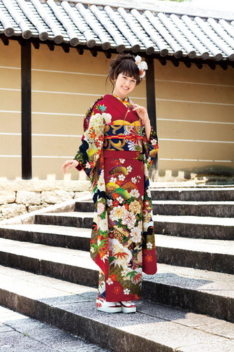 近江屋呉服店の振袖 /赤色/古典/牡丹柄/ 振袖 | My振袖