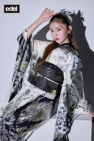 「ゆうちゃみ」着用龍VS虎の振袖_振袖_93695