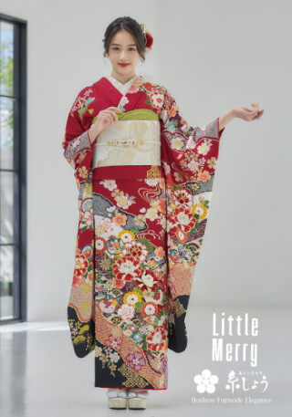 天翔天音さんが着る 最新ふりそで LM504_振袖_85421