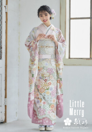 藤岡 真衣さんが着る最新ふりそで LM506_振袖_85423