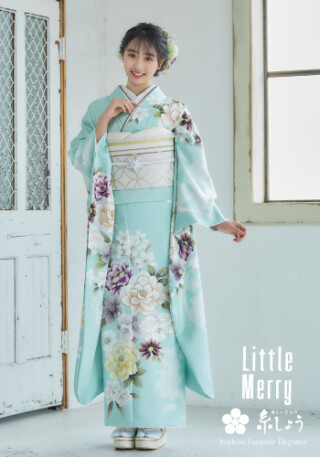 藤岡 真衣さんが着る最新ふりそで LM507_振袖_85424