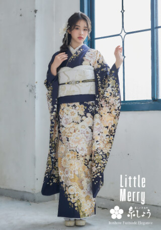天翔天音さんが着る 最新ふりそで LM508_振袖_85425