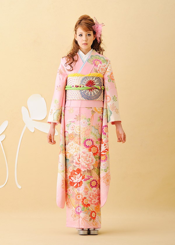 エイトスタジオ 本店の振袖 /ピンク色/古典/牡丹柄/ はたちひめ No481
