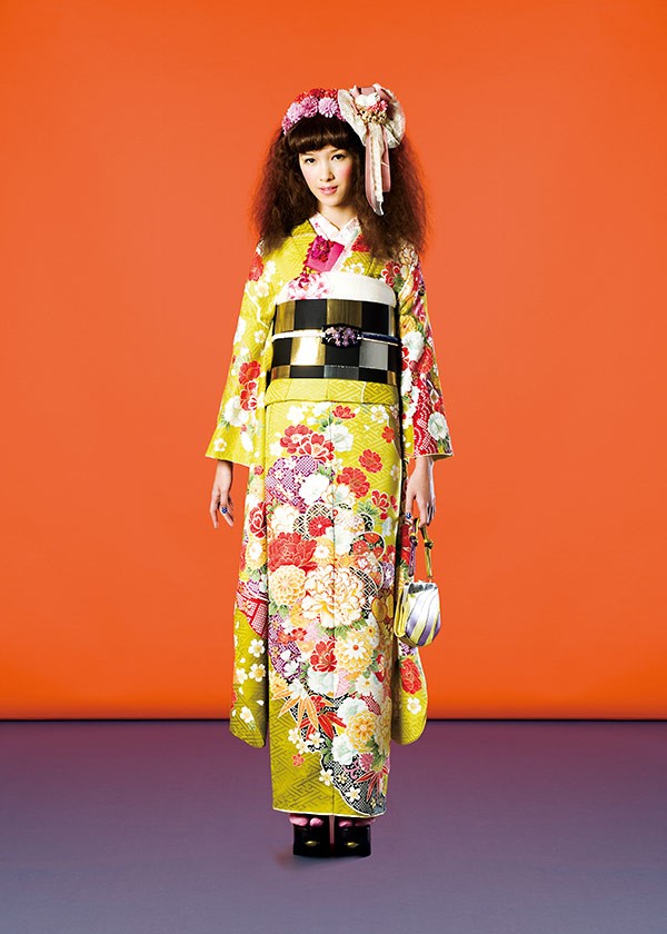 エイトスタジオ 本店の振袖 /緑色/古典/花柄/ J-ROSSO 萌黄四季花 | My振袖