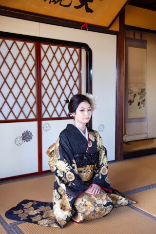 黒＊金_振袖_56632