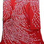 きもの幸造の振袖 /赤色/古典/桜柄/ 藤娘 きぬたや総絞り | My振袖