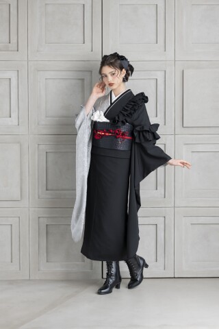 最安値 振袖 色無地 ブラック 単品着物 成人式 最安値 振袖 色無地 ブラック 単品着物 成人式 最安値 振袖 色無地