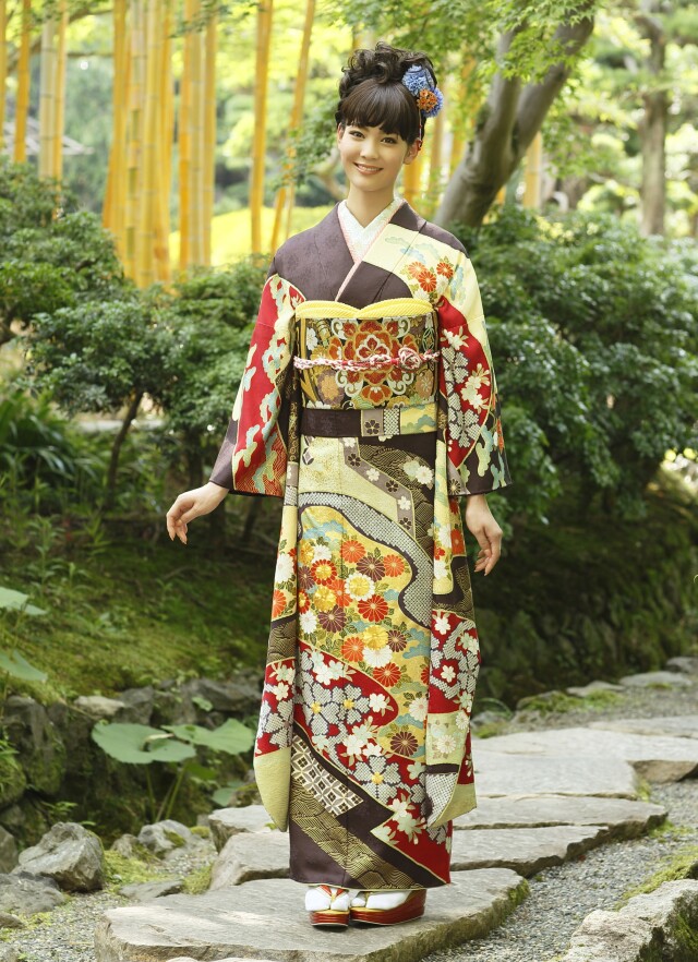 秋田屋呉服店の振袖 /茶色/その他色/古典/その他/ 特選振袖 | My振袖