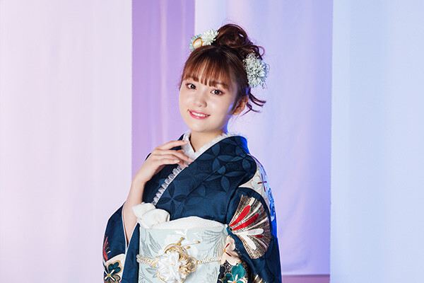 【美品】京都きもの友禅　成人式　振袖10点セット No.1162 【新品/金彩友禅】漆黒に流れるように配された金彩加工が、華