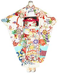 花見遊楽図縮緬振袖_振袖_1759