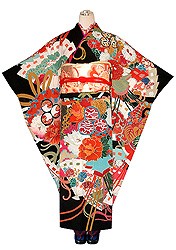 檜扇にくす玉文様黒振袖_振袖_1760
