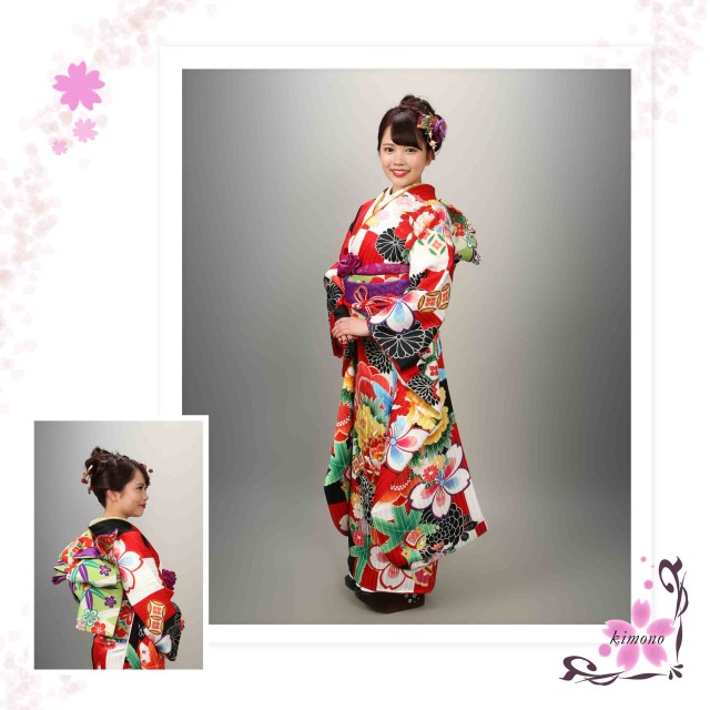 プリンセスクラブ 富士店の振袖 /赤色/白色/レトロ/菊柄/ kaho | My振袖