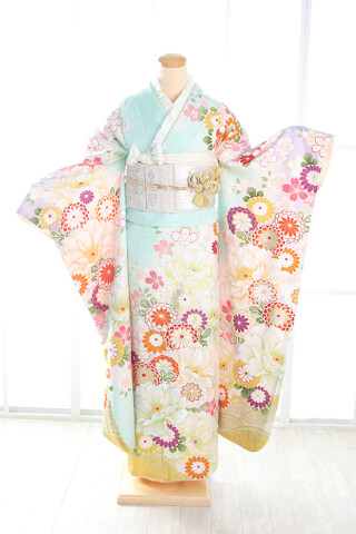 ROLA＊パステルグリーン＊牡丹_振袖_74973