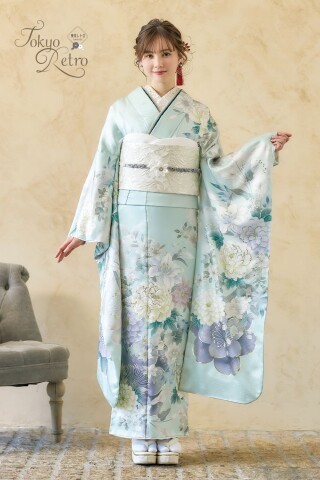 あむ さま 振袖一点 Anmut（あんむーと）の振袖 /茶色/古典/花柄/ 2024 | My振袖