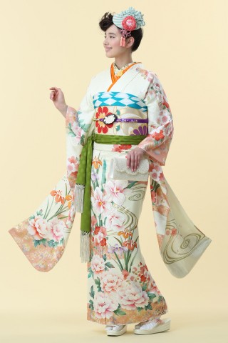限定ブランド「ミモア」Bloom せせらぎ（白）_振袖_37733