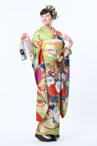 限定ブランド「ミモア」Classic たまゆら（萌黄）_振袖_37738