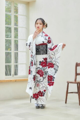 あづまや きものひろばの振袖 /白色/古典/その他/ 絞り友禅 振袖33点