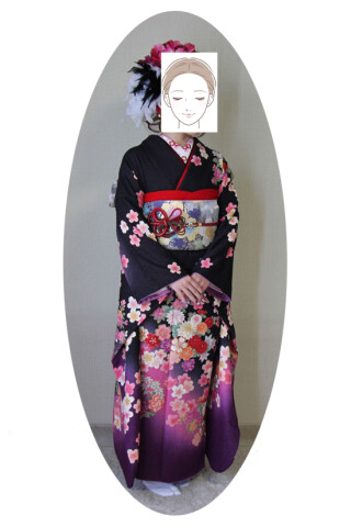 黒系の振袖_振袖_73505