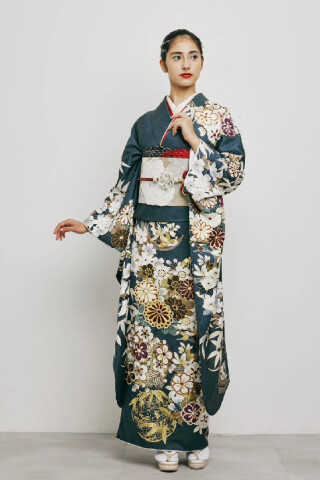 【MK-1506】渋みのある色合で大人の品格漂う洗練された振袖_振袖_74984